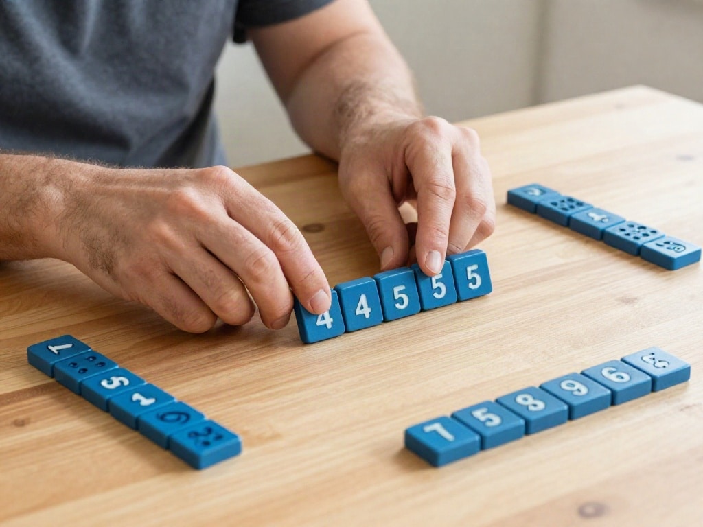 Rummikub Spielsteine richtig auslegen