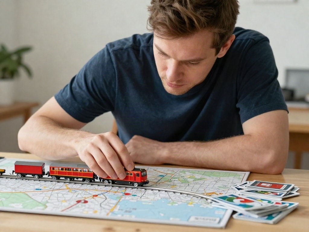 Wann darf man bei Ticket to Ride Strecken bauen?