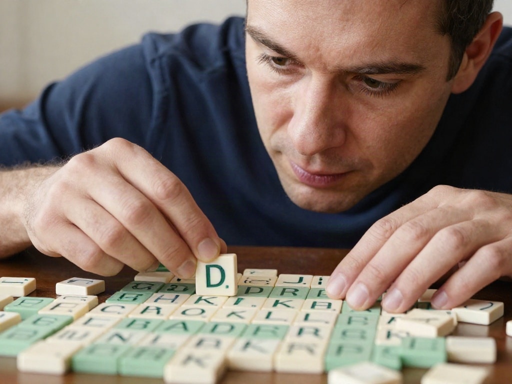 Was passiert beim Scrabble mit leeren Steinen?
