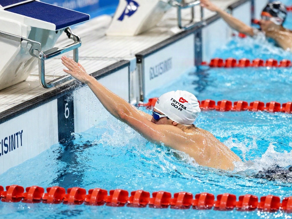 Wie endet eine Runde Schwimmen?