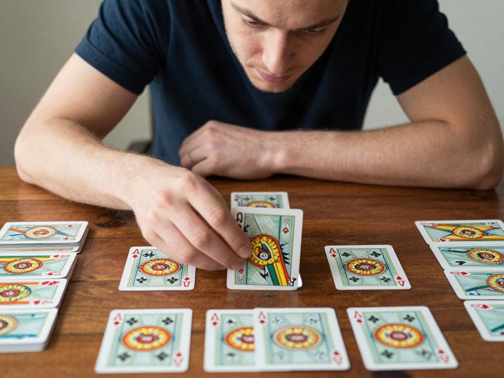 Wie funktioniert der Ablagestapel bei Skip-Bo?